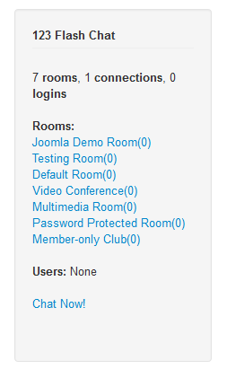 Joomla Chat Room Joomla Chat Room