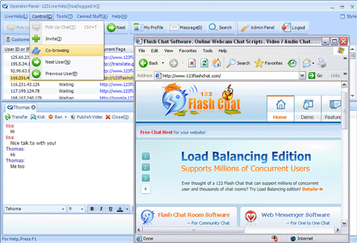 123 Live Help Co-browsing, Live Support Co-browsing, Live Chat Co-browsing, Online Chat Co-browsing