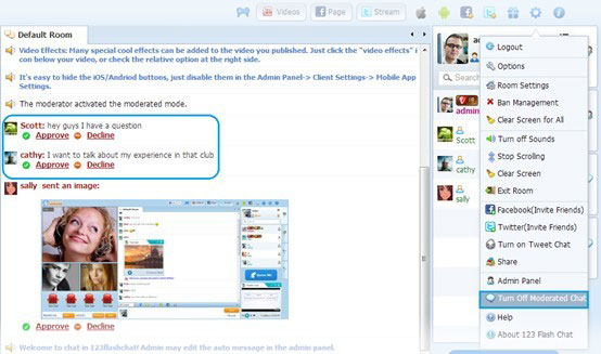 Free live chat html5