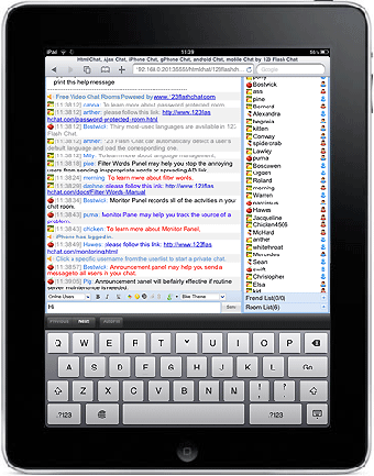 iPad Chat Client